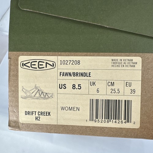 Sandali impermeabili da trekking trail Keen Drift Creek H2 Fawn taglia 8,5 - Foto 12 di 12