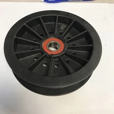 REPL FLAT IDLER PULLEY HUSTLER FASTRAK MOWER 784504 5-7/8" DIAMETER NEW
