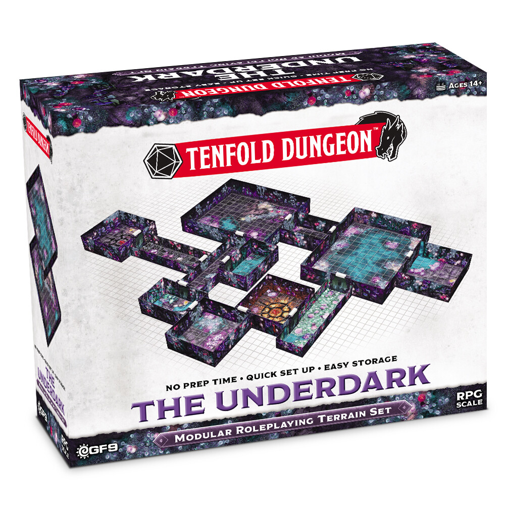 Tenfold Dungeon: The Underdark Modular Roleplaying Terrain