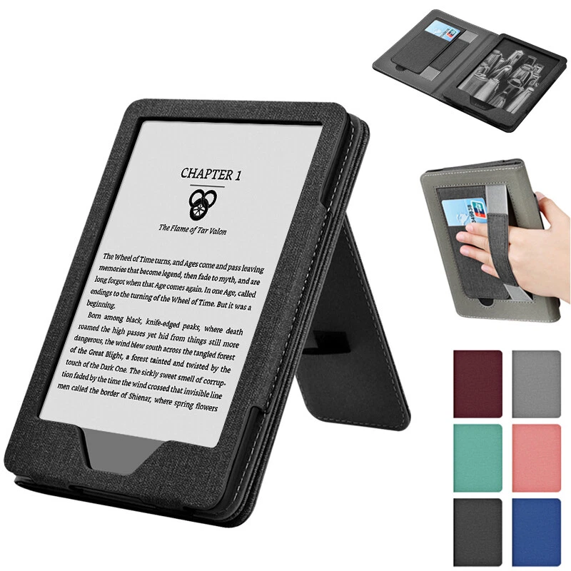 Smart Case Hand Strap Cover Stand For Kindle Paperwhite 11th 12th 6/5/4/3 Oasis - Image 2 of 4
