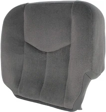 Driver Side Bottom Ash Gray Cloth Seat Cover for 2003-2007 GMC Sierra 1500 2500 
