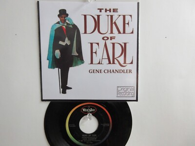 💥' GENE CHANDLER ' HIT 45 + PICTURE [THE DUKE OF EARL] 1962