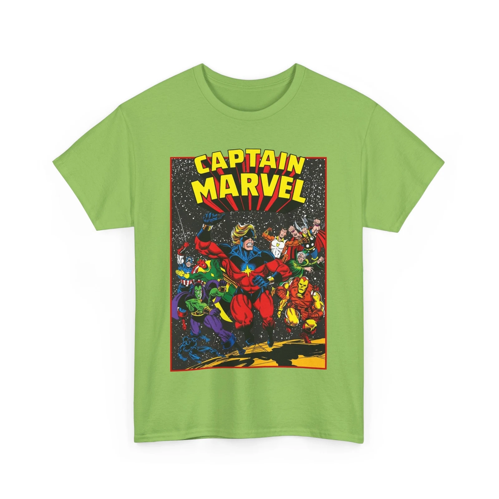 Captain Marvel T-Shirt - Marvel Comics - Jim Starlin Art - Mar-Vell - Kree