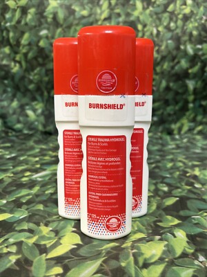 Premium Hydrogel Burn Spray 4.5 oz (125 ml) Lot Of 3
