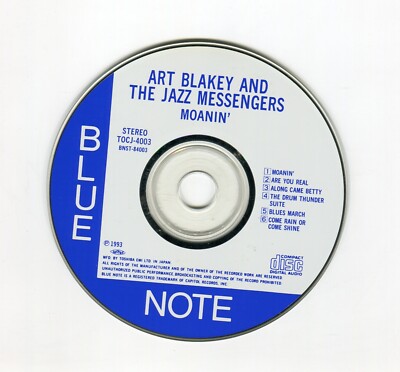 Art Blakey's Jazz Messengers, Moanin, TOCJ-4003, Japan, With Obi