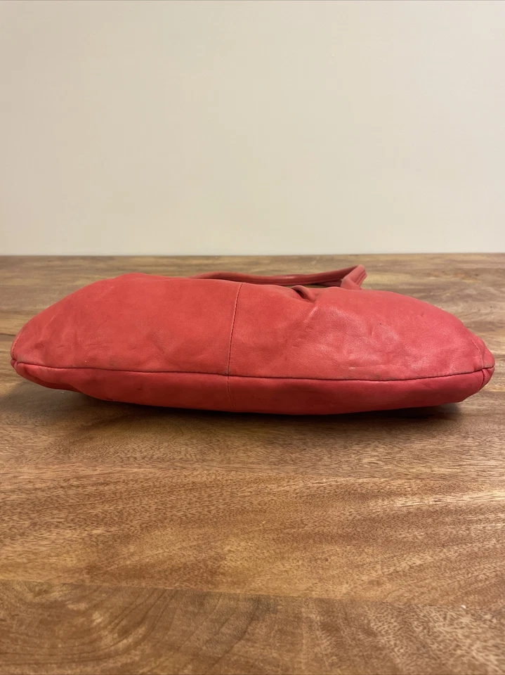 Bolso de hombro de cuero rosa BUTTERFLY by MATTHEW WILLIAMSON C13 Foto 4 de 4