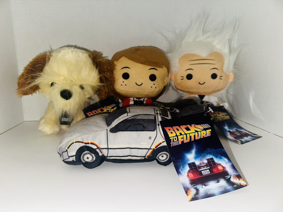 RARE: Full Brand New Back To The Future Chibi Plush Set of 4, 7