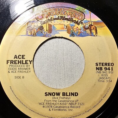 Rock 45 Ace Frehley(KISS) - New York Groove / Snow Blind On
