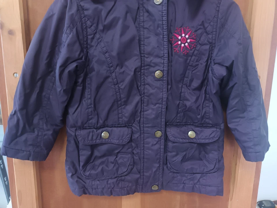 Impidimpi Übergangsjacke für Mädchen, Gr 92 in lila, gefüttert, Auflösung  - Bild 3 von 4