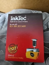 INKTEC REFILL KIT 4 Canon PRINTERS  BLACK BKl-6030b Brand NEW SEALED