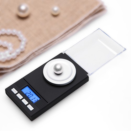 Digital Milligram Pocket Scale 50g / 0.001g High Precision Mini Gold Jewelry Lab - Picture 3 of 20