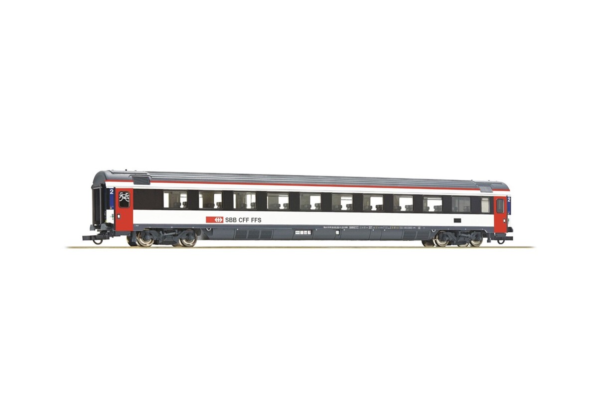 ROCO 74636 : VOITURE VOYAGEURS CE 2e classe des CFF, époque VI