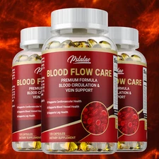Blood Flow Care - Hawthorn, L-Arginine, Cayenne Pepper, Blood Pressure Support