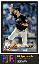 2018 Topps Update #US15 Kyle Barraclough Miami Marlins