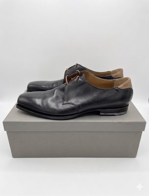 RARE Alexander McQueen Men's Black Leather Square Toe Derby Dress Shoes | eBay RARE Alexander McQueen Men's Black Leather Square Toe Derby Dress Shoes | eBay