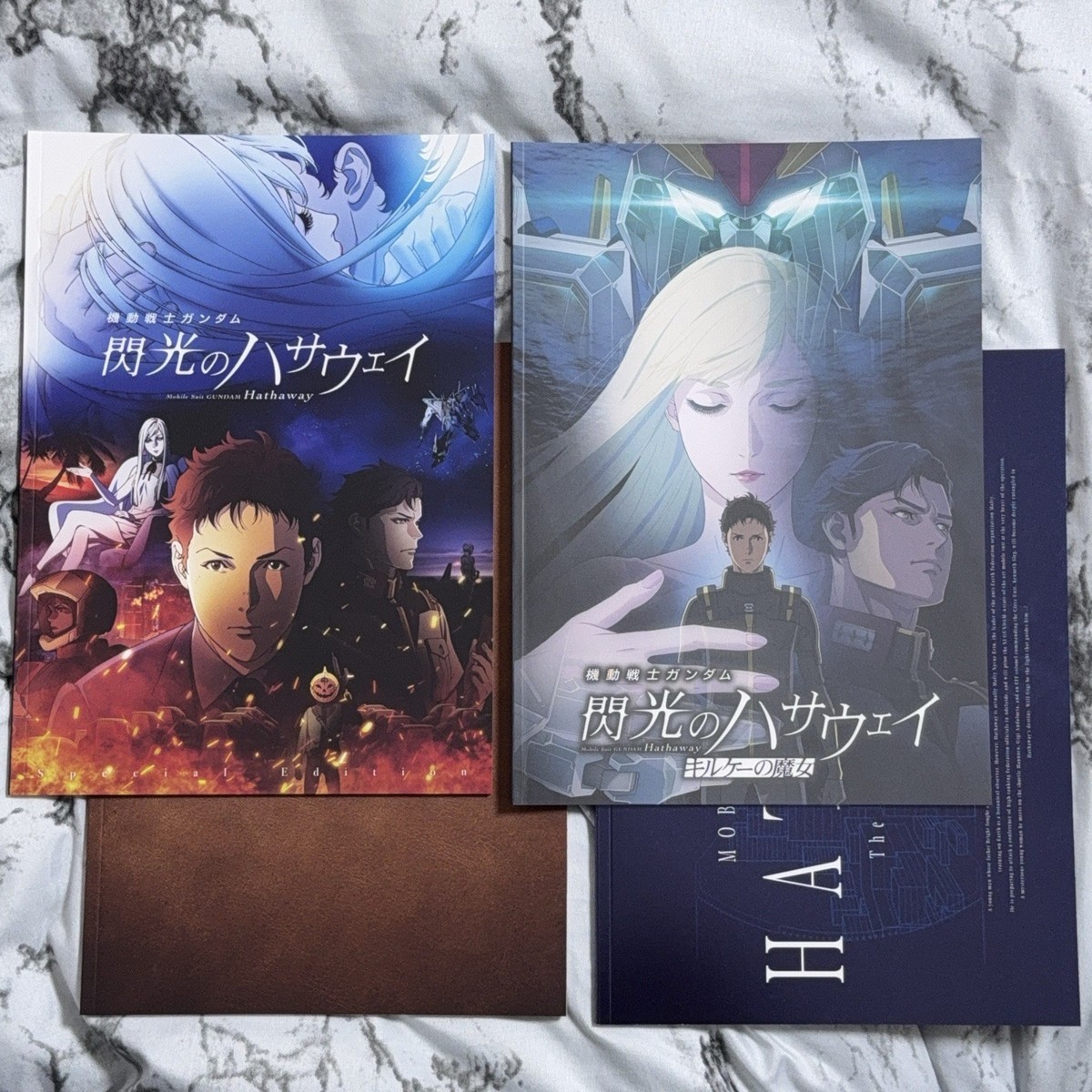 Mobile Suit Gundam Hathaway Deluxe Edition Movie Pamphlet Set