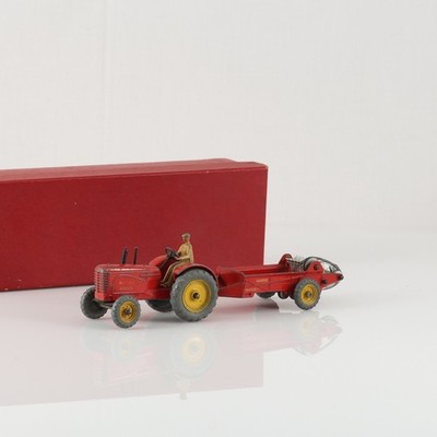 Dinky Toys Gb n°27AC Massey Harris Traktor Miststreuer in Box 1/43 RARE