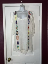 SHEIN Women’s Tops Medium Cold Shoulder Sleeves Tunic 