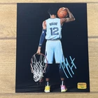 Ja Morant Signed Photo #12 Autographed 8x10 Memphis Grizzlies COA Hologram