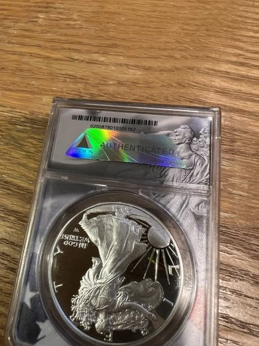 2021-W American Silver Eagle Type 2 A First Strike Coin ANACS 70