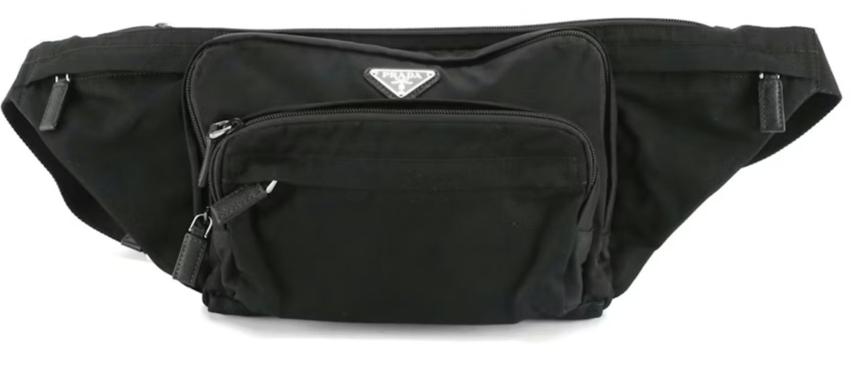 PRADA Logo Re-Nylon Belt Bag Waist Pouch Body Bag | eBay