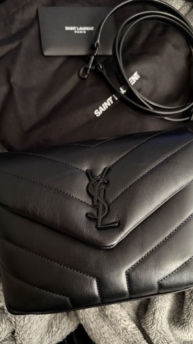 Saint Laurent YSL Toy LouLou schwarz mit schwarzen Beschlägen - Top Zustand  - Bild 11 von 11
