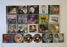 Lote de 20 CD mexicana, latin, salsa, Vicente Fernández, autógrafo CD mas