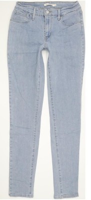 Levi's 721  Damen Blau Skinny Slim Stretch Jeans W28 L32 (98844)
