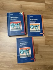 3 Bücher Decker Maschinenelemente Hanser