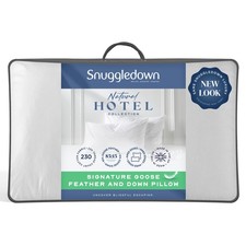Image of Snuggledown Signature Goose Feather & Down Medium Support Pillow 4 Pack