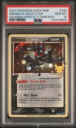 Greninja Gold Star SWSH144 (Celebrations Promo)