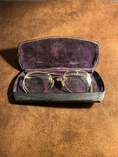 12k Gold Filled Bausch  Lomb B  L Full AO 12k GF Eyeglasses Org. Case Vtg