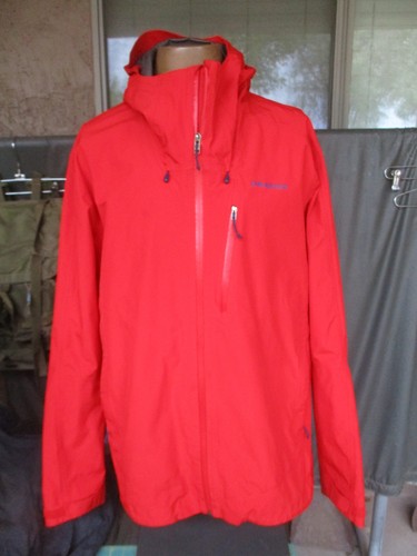 PATAGONIA Worn Wear Red GORE-TEX, Gore Tex Rain Jacket, Men’s XL
