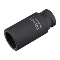 "1/2\" Antrieb 25Mm 12-Punkt Tiefschlag-SteckschlüSsel CR-MO Stahl 78Mm L Metrisch"
