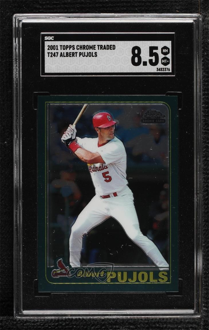 Albert Pujols 2001 Topps Chrome Traded #T247 Base Price Guide