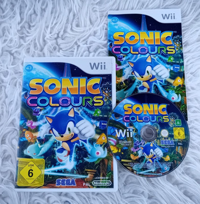 Nintendo Wii Spiel - Sonic Colours -
