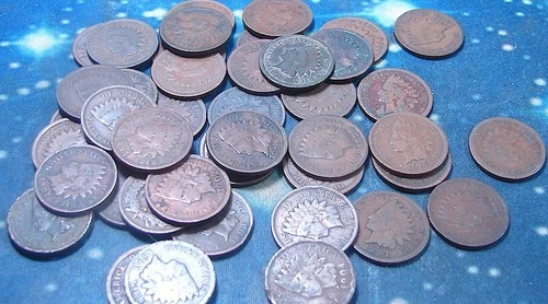 Indian Head Penny's lot---Forty 40) Penny's---Various Dates--ag-g-vg