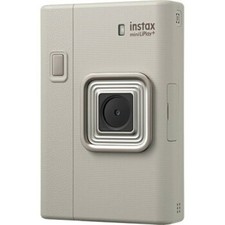 Fujifilm Instax Mini LiPlay Sand Beige Hybrid Instant Camera Cheki NEW