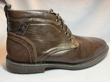 Bruno Marc 10.5 Mens Chukka Work Boots Dress Boots Leather Durable Shoes EUC