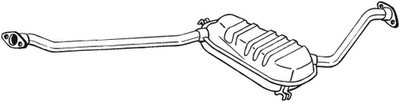BOSAL Mittelschalldämpfer für SAAB 9000