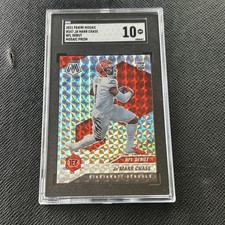 2021 Panini Mosaic Ja'Marr Chase #247 Prizm NFL Debut (RC) SGC 10