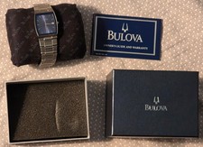 Men s Caravelle by Bulova Wrist Watch 43B40, working, Original Box booklet