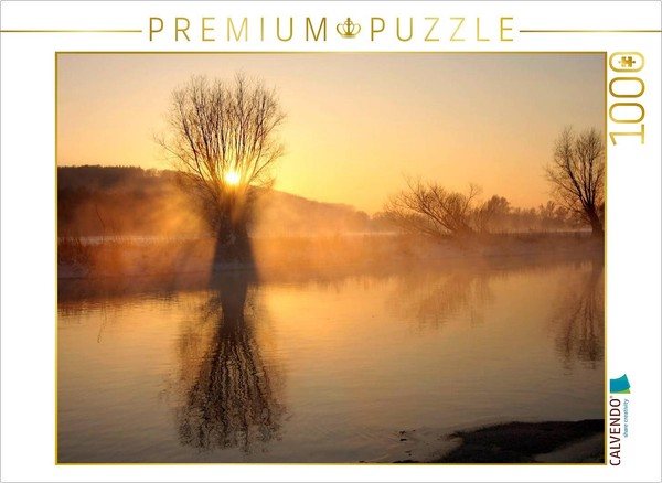 Calvendo Puzzle The Ruhr River Near Schwerte | 1000 Pieces, Finished Size 25.2 ×-image