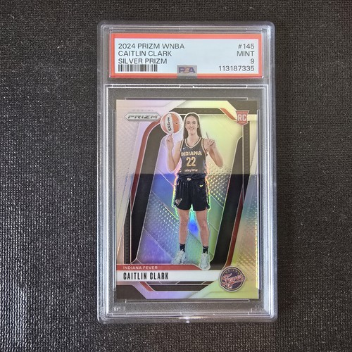 2024 Prizm WNBA Caitlin Clark Silver Prizm Rookie RC #145 PSA 9 MINT Indiana