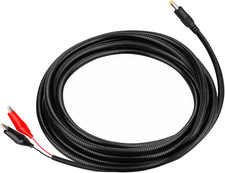 79-inch Chew Proof Trail Camera Power Cord with Alligator Clips