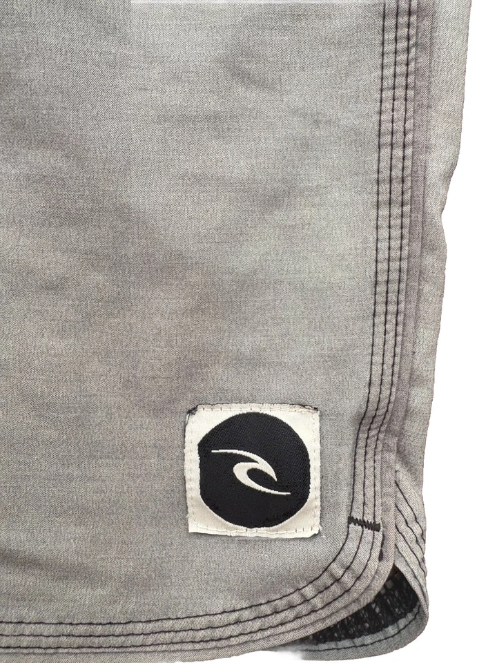 Rip Curl Surf City Board Shorts Men's 31 Tan & Blue Sunflower Pattern W/ Pocket - Image 4 of 4