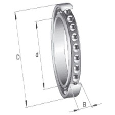 HS7014-C-T-P4S-K5-UL FAG 70 x 110 x 20 mm ANGULAR CONT. BALL SINGLE ROW