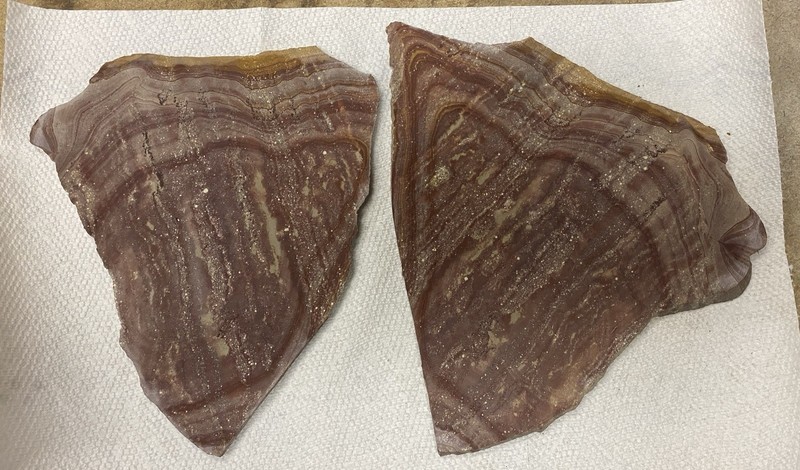 Wonderstone Rhyolite Rough Slabs • Banded WonderStone For Cabbing Jasper