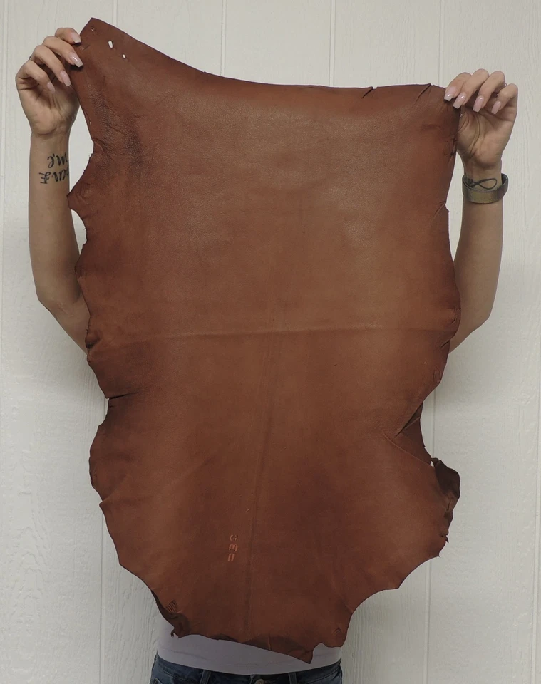 Piel de cuero WHISKY BUCKSKIN para artesanías nativas taxidermia SCA LARP piel piel Foto 3 de 4