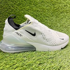 Nike Air Max 270 Mens Size 10.5 White Black Athletic Running Shoes Sneakers